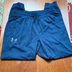 Under Armour Dark Blue Athletic Sweatpants/Joggers Large